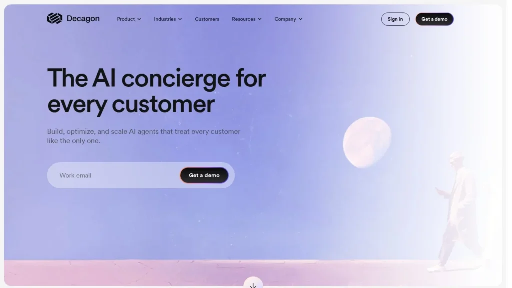 Decagon website screenshot