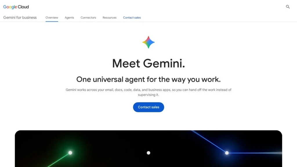 Gemini Enterprise website screenshot