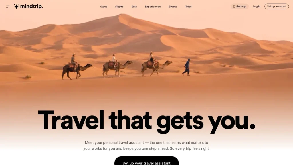 Mindtrip website screenshot