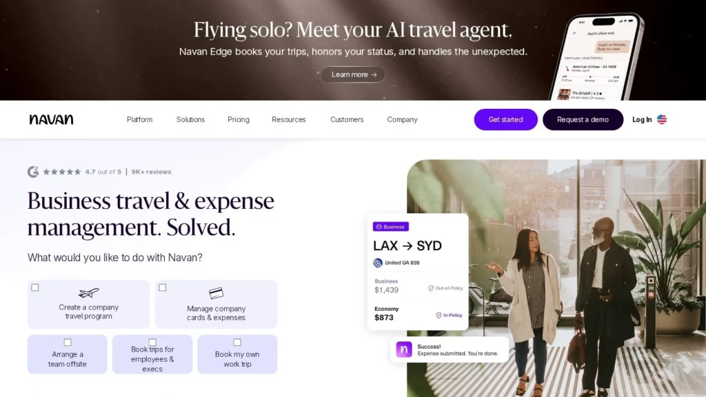Navan Ava website screenshot